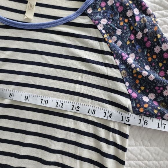 Matilda jane NWOT 3/ sleeve print stripes blouse bundle - Picture 11 of 16